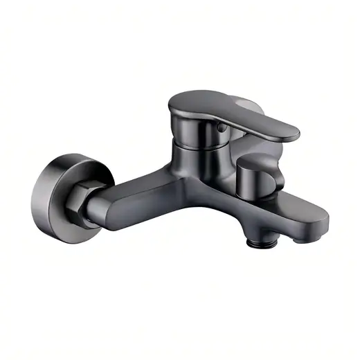S024 black bath shower mixer
