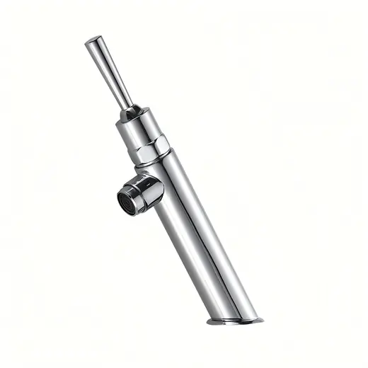 T017 angled basin tap