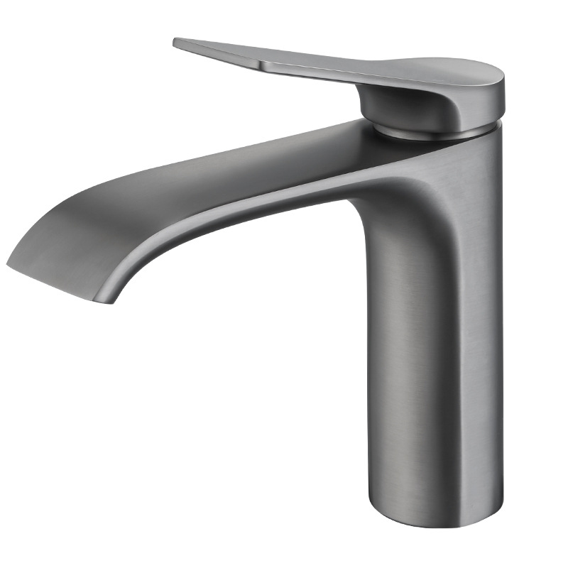 B005 brushed basin mixer