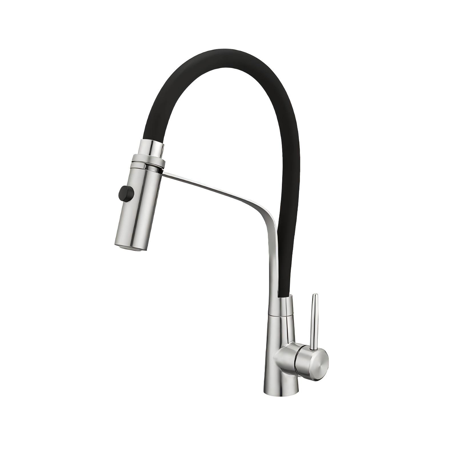 K004 black flexible kitchen faucet