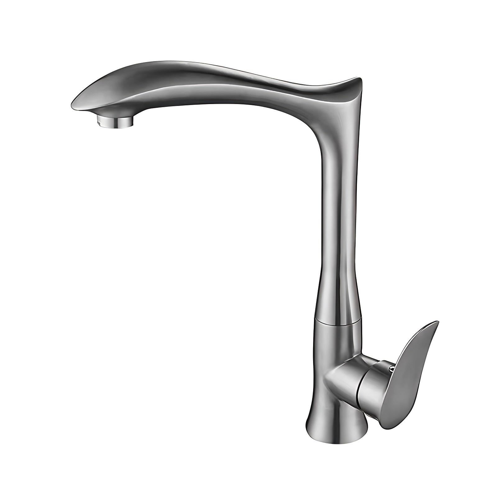 K011 wave spout kitchen faucet