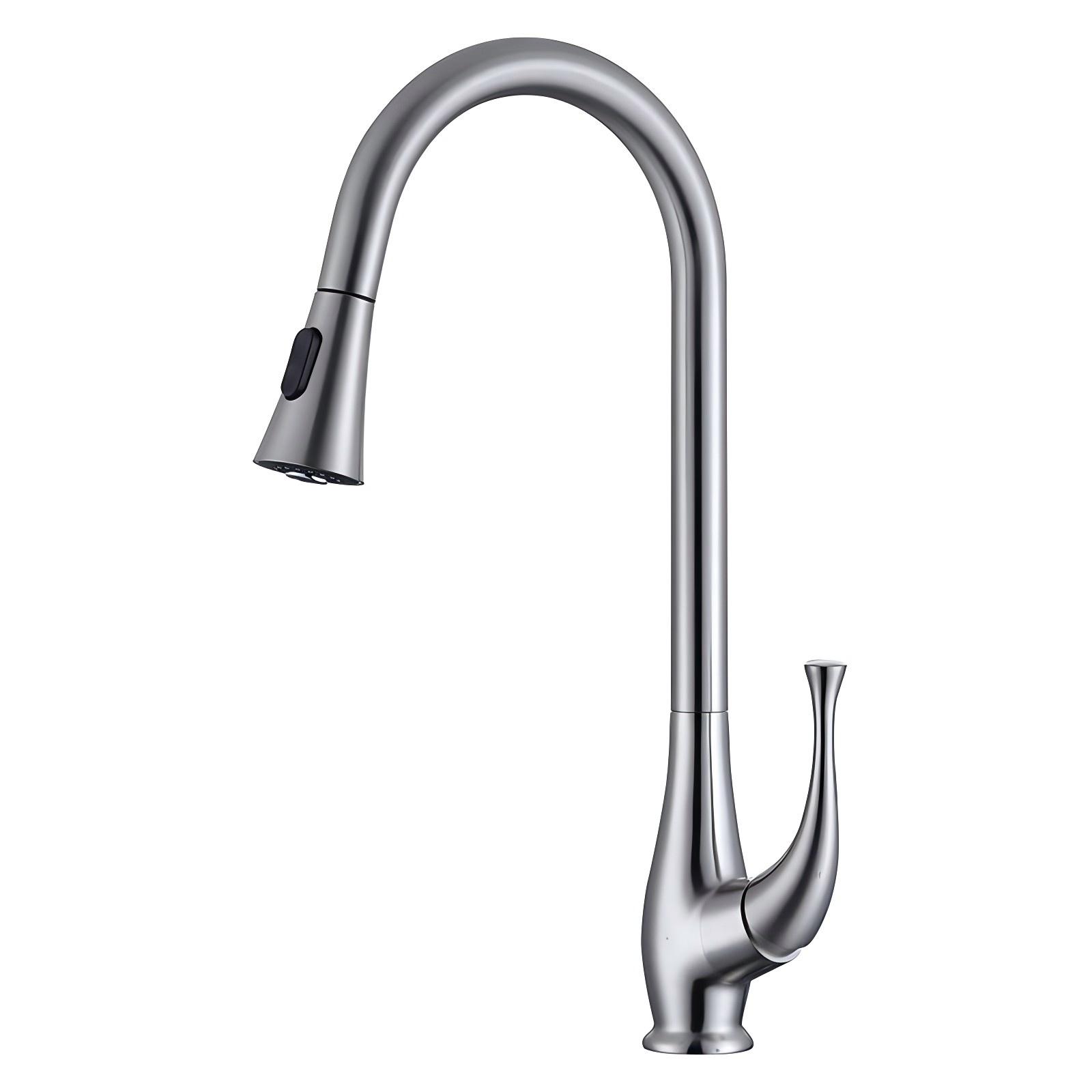 K017 tall pull-down kitchen faucet
